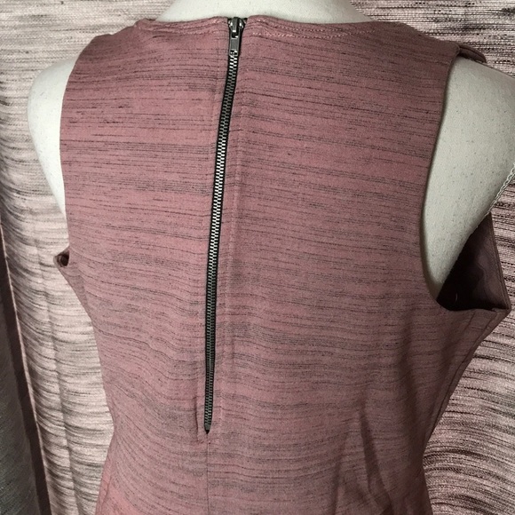 Dolan Mauve Gray and Black sleeveless Rayon T Shirt Dress X- LARGE - Picture 9 of 9